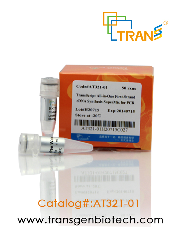 TransScript®  All-in-One First-Strand cDNA Synthesis SuperMix for PCR
