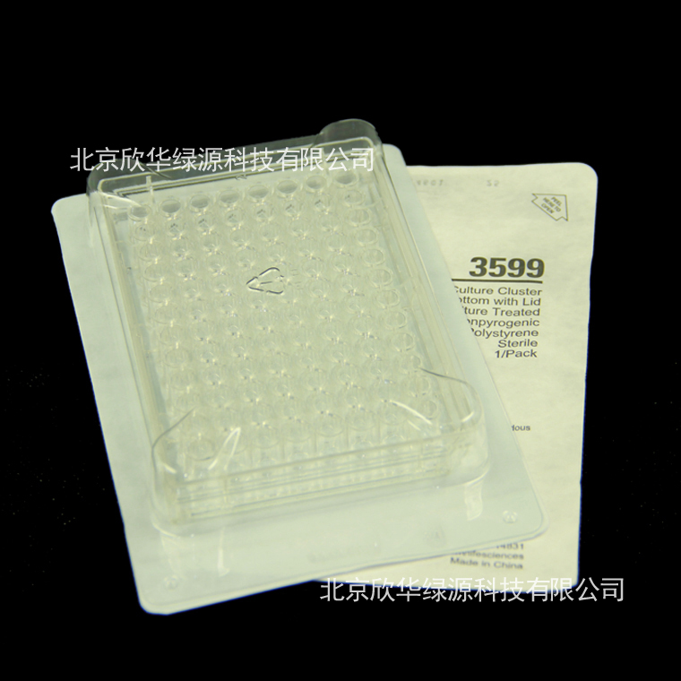 PLATE,96WL,TCT,FB,PS,W/LID,S,96孔板 平底 TC表面 PS（聚苯乙烯）材质 带盖 灭菌