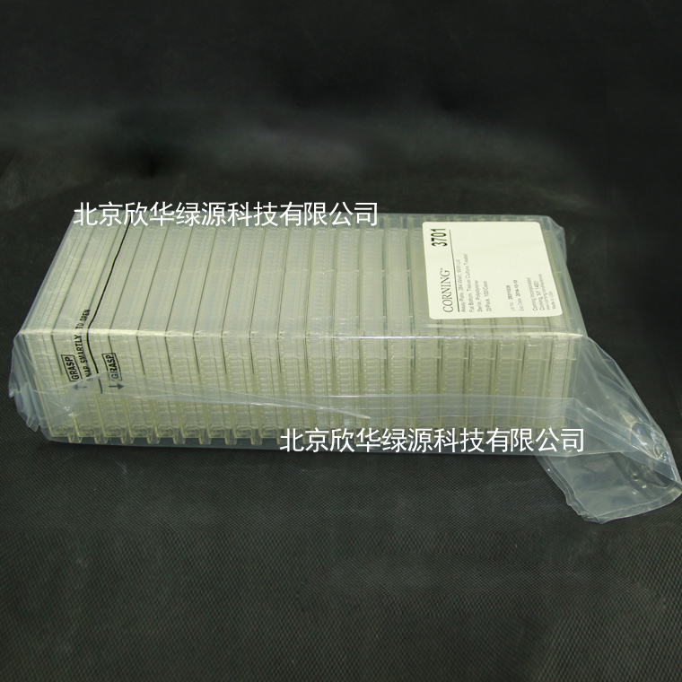384孔板，透明，平底，TC表面，PS（聚苯乙烯）材质，带盖，灭菌，20个/包，5包/箱