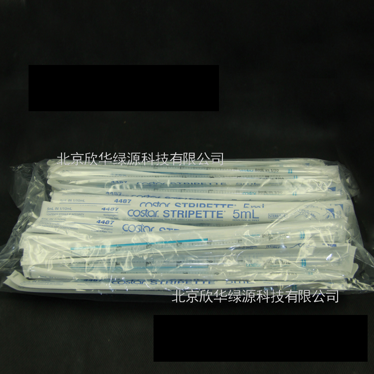 5ml移液管，灭菌，独立包装，纸质/塑料包装，50个/包，4包/箱