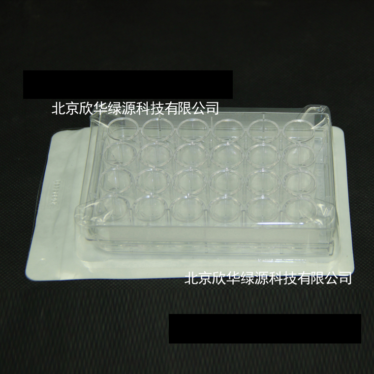 24孔细胞标准培养板, TC表面, 单独或单个成套包装, 1个/包, 100包/箱