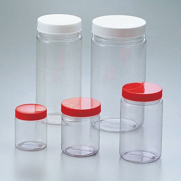 广口直身瓶透明聚氯乙烯制3l1个