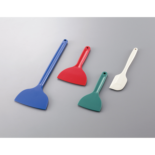 3-6154-02,硅胶刮铲 洁净刮刀 大 蓝色(1支)