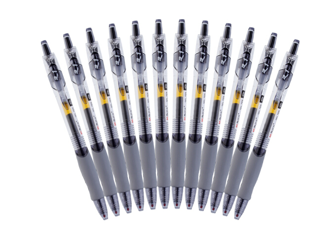 h晨光 1008 按动 签字笔 黑色 0.5mm 12支/盒