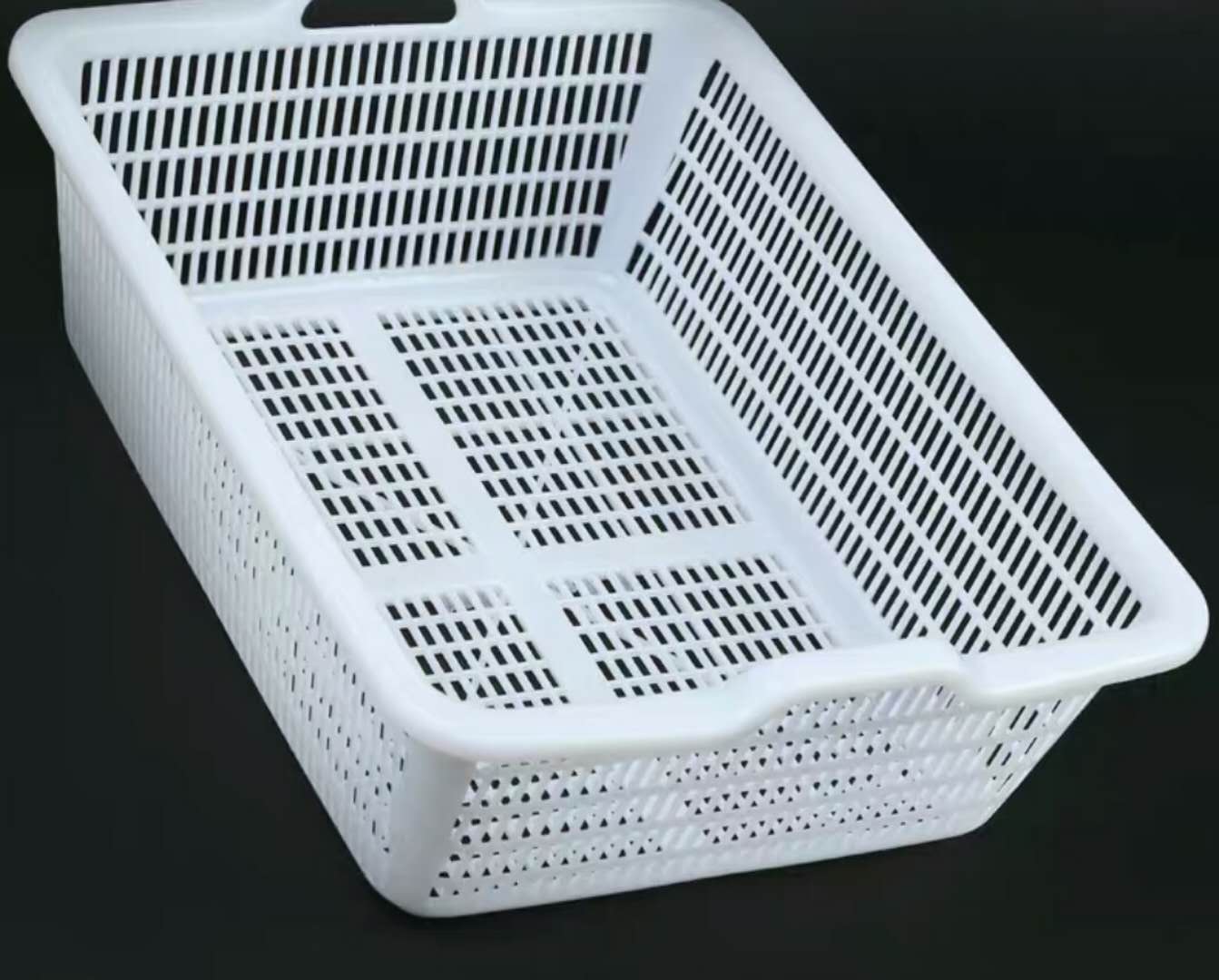 白色加厚塑料筐