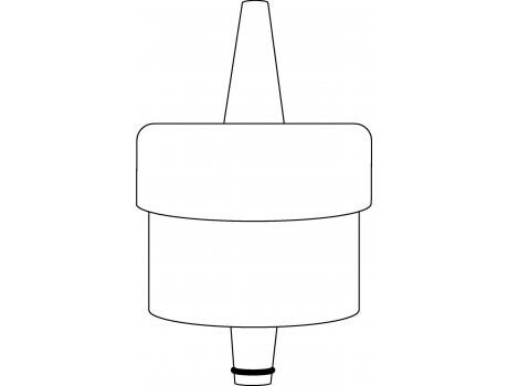 干燥管, 不含干燥剂