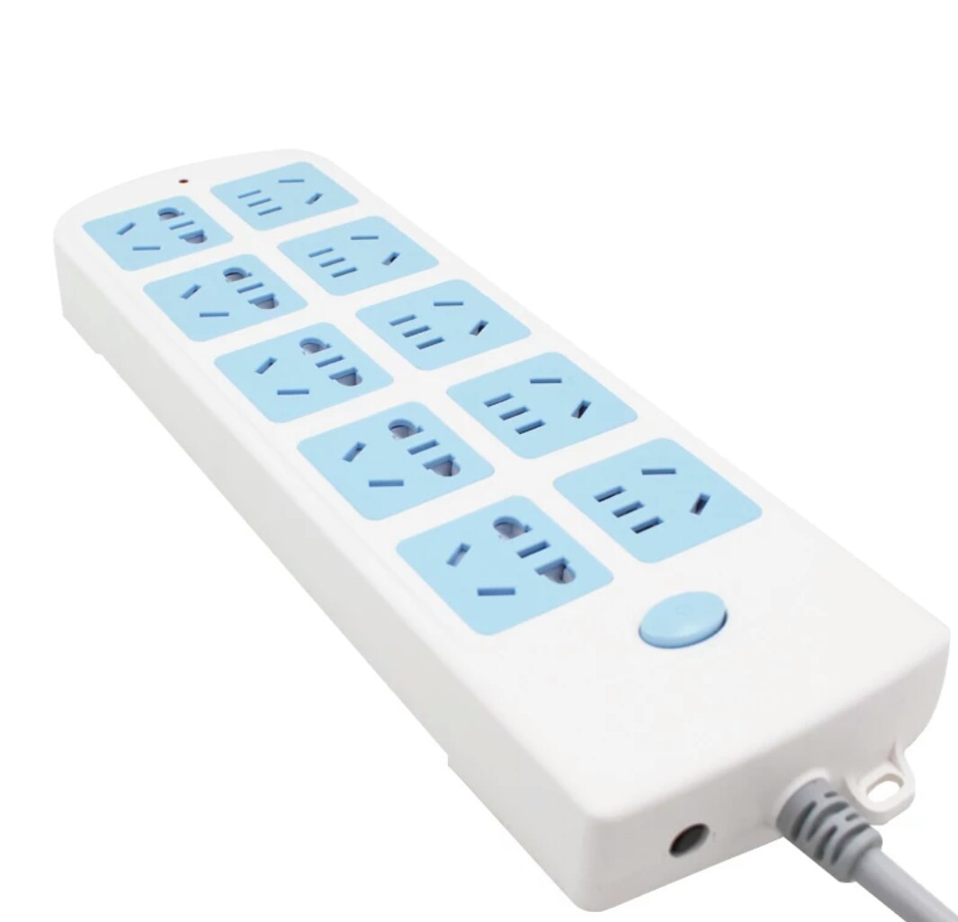 新国标公牛插线板,10插10米