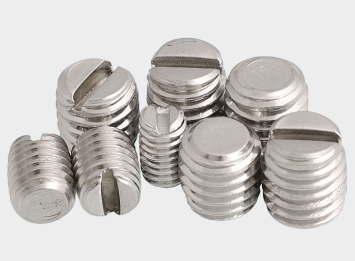 不锈钢一字平端紧定螺钉gb73/m3*6