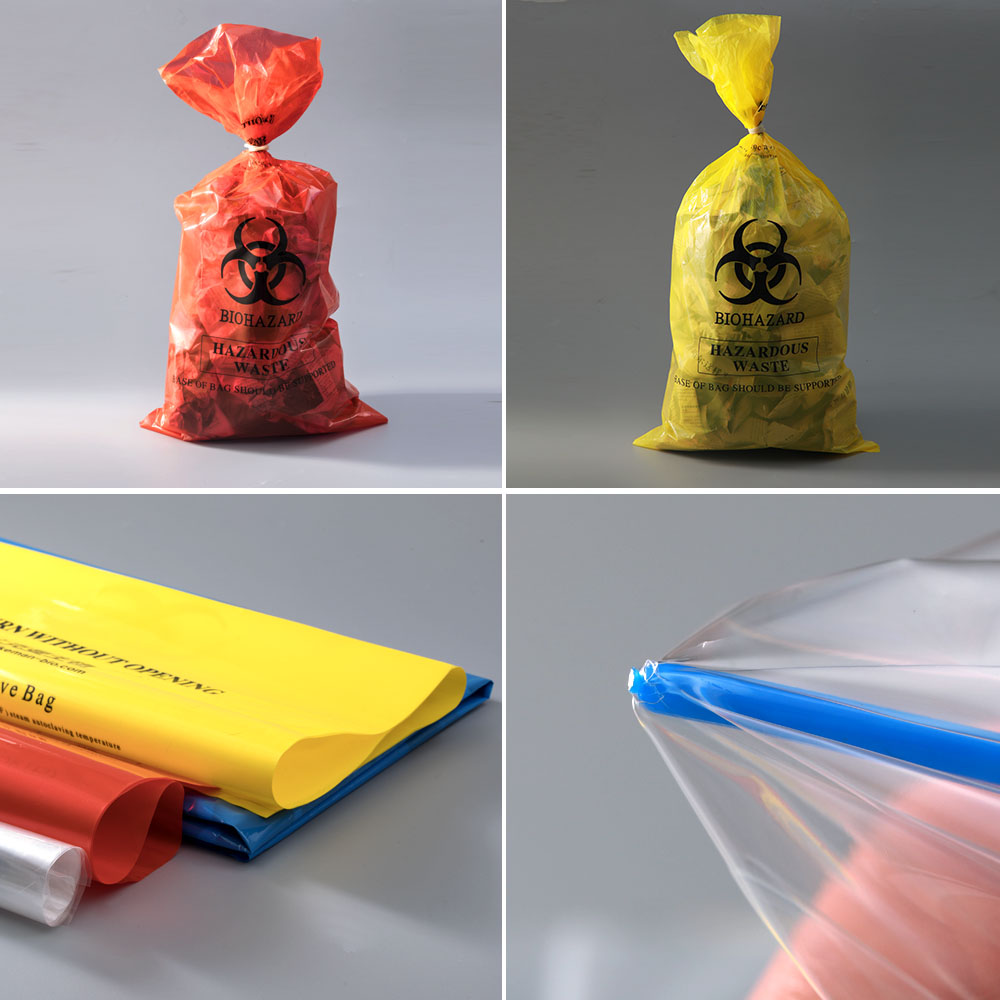 比克曼生物 耐高温医疗垃圾袋/生物安全袋 蓝色 80*100cm