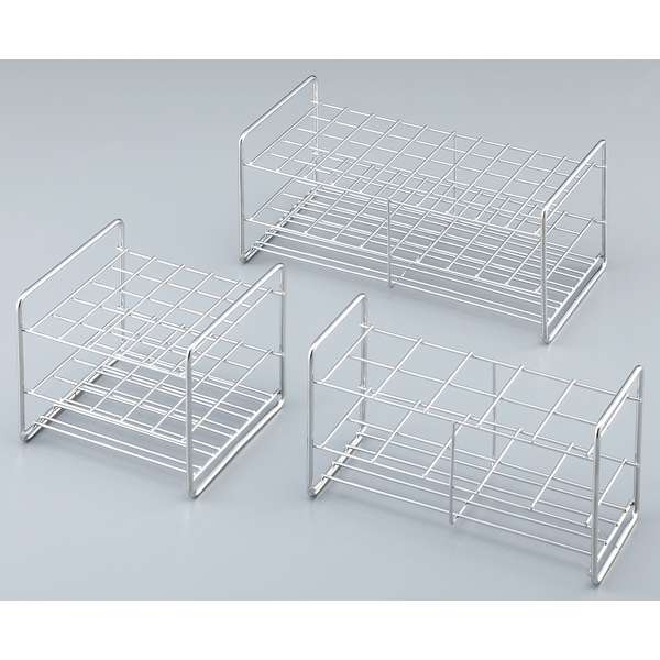 2-9502-20,不锈钢试管架(经济型) 15‐50l (1个)