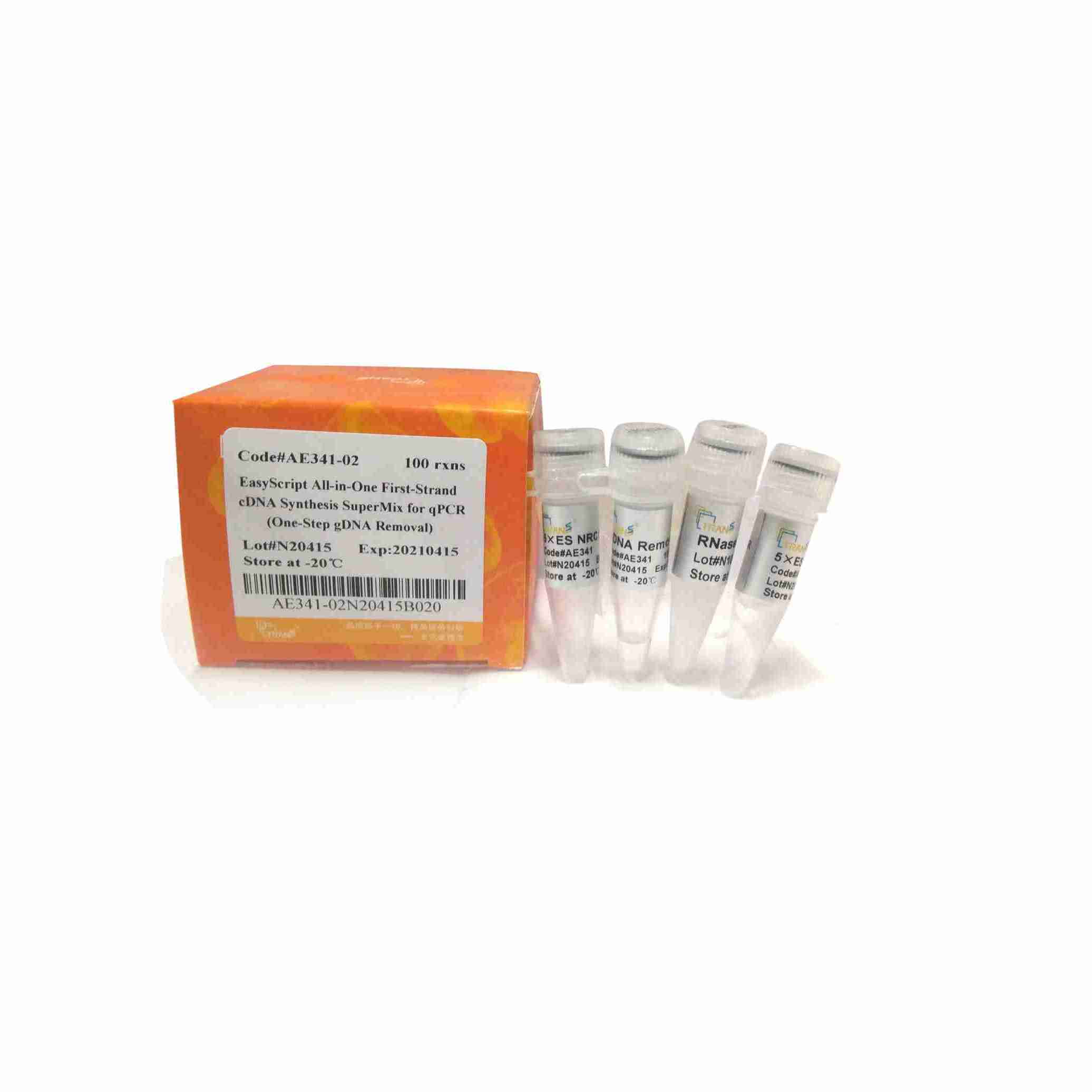 EasyScript All-in-One First-Strand cDNA Synthesis SuperMix for qPCR (One-Step gDNA Removal)