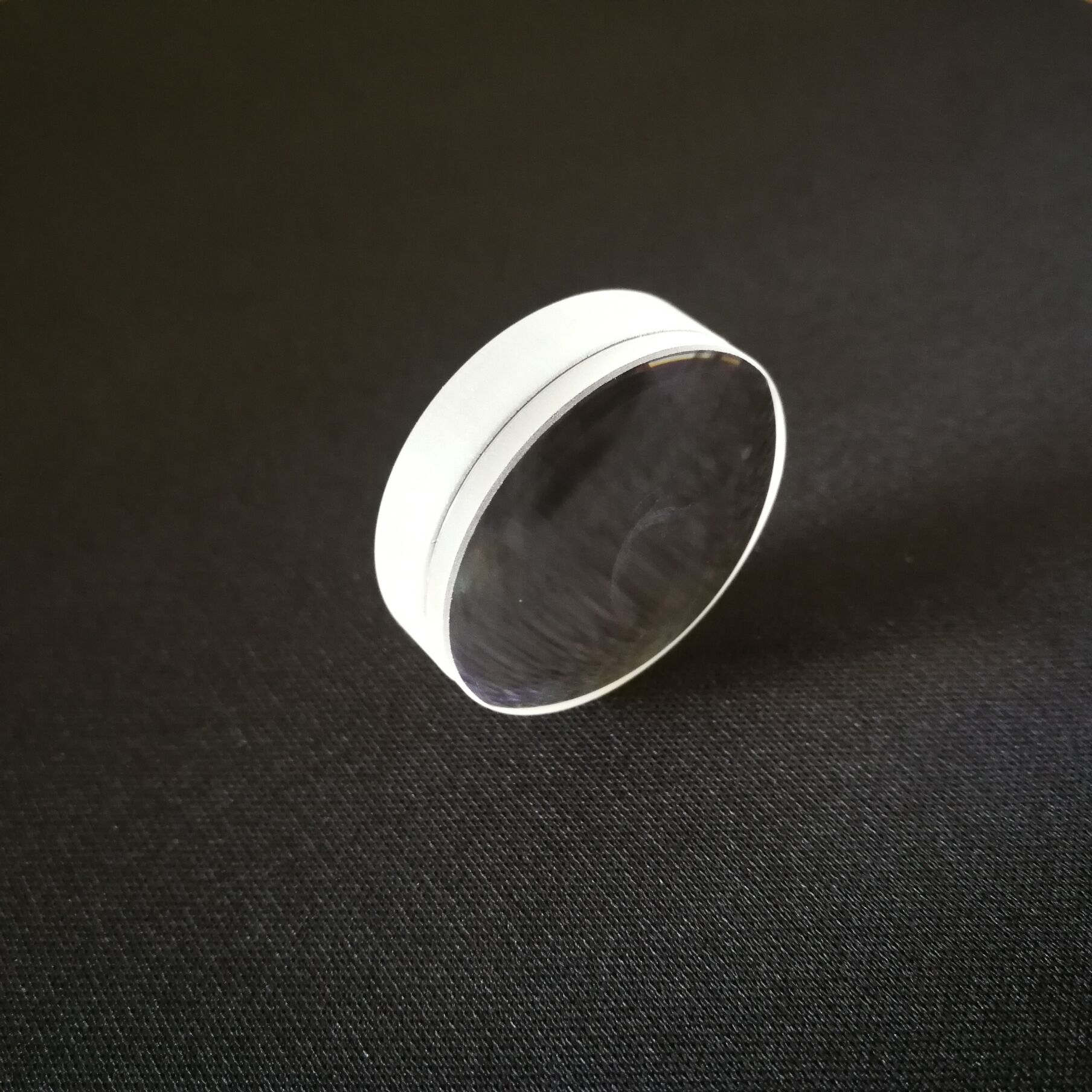 专业定制 胶合透镜 直径6mm中心厚4mm焦距10mm消色差透镜