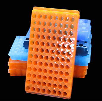 离心管架 双面板 双面架 96孔 适合0.5ml 1.5ml 2ml