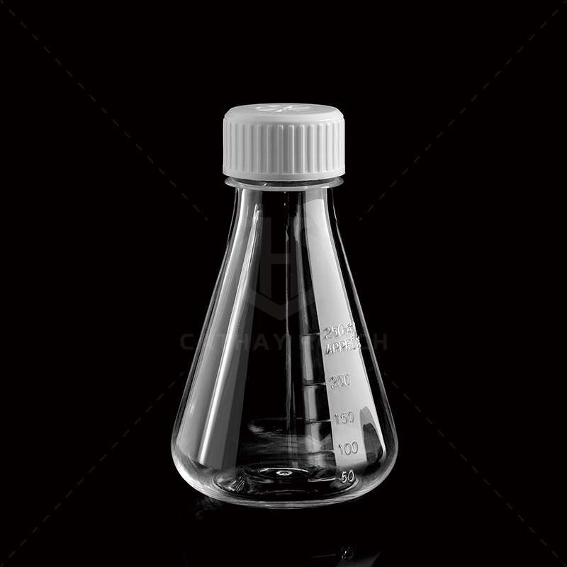 125毫升细胞/细菌三角摇瓶(0.2um透气盖/不透气盖)