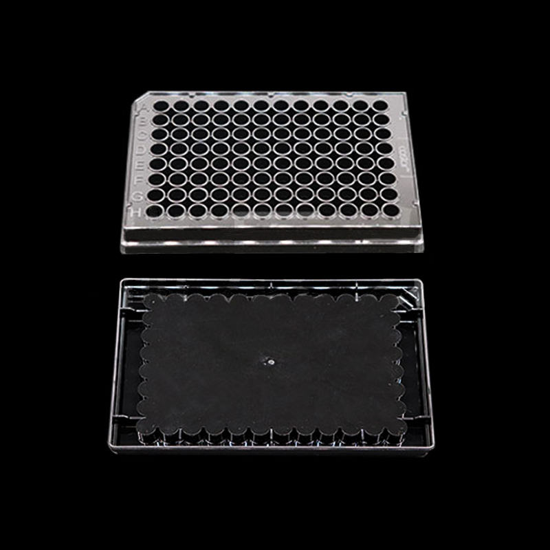 96孔板 黑色 平底 高结合 无盖 未灭菌