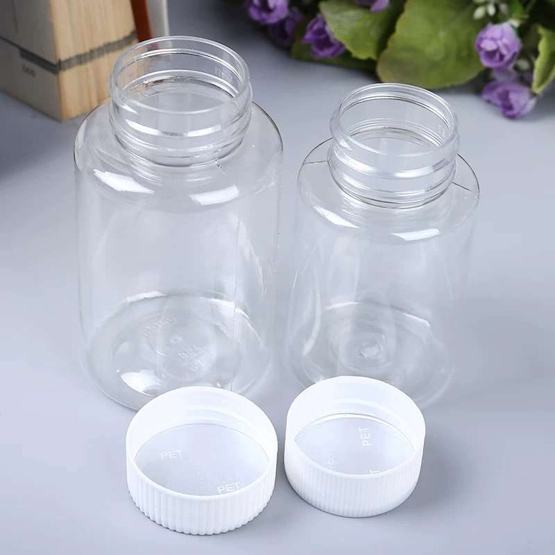 透明塑料瓶pet 大口 500ml (10个起,有图)
