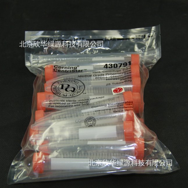 TUBE,CENT,15ML,FT,PP,S,25SLV/5 离心管 15ml 锥形底 平盖 PP（聚丙烯）材质 灭菌（cf 430052）