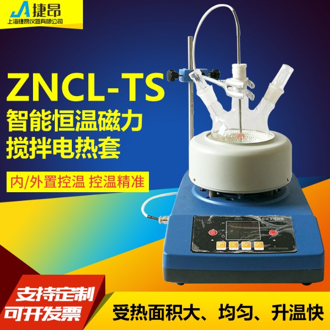 智能恒温双数显磁力搅拌电热套ZNCL-TS250ml/加热套