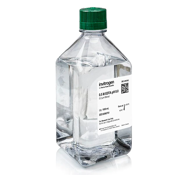EDTA (0.5 M)，pH 8.0，无 RNase