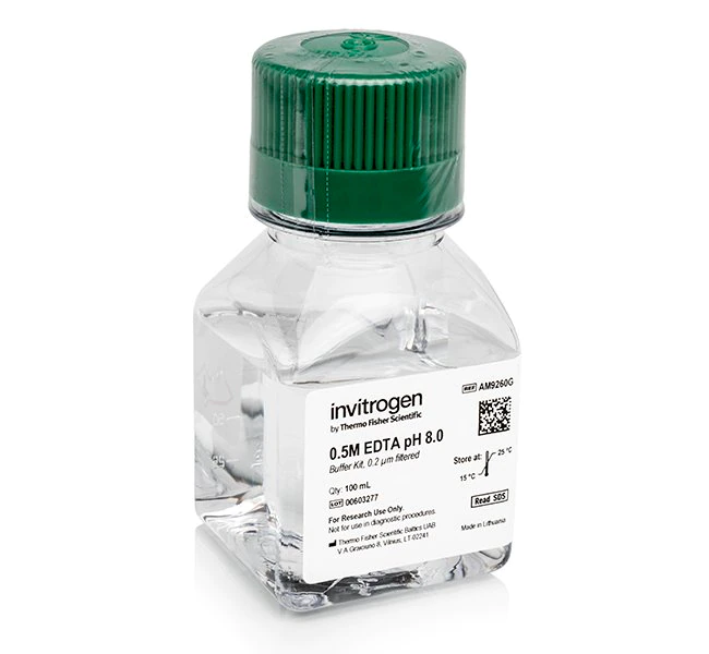 EDTA (0.5 M)，pH 8.0，无 RNase