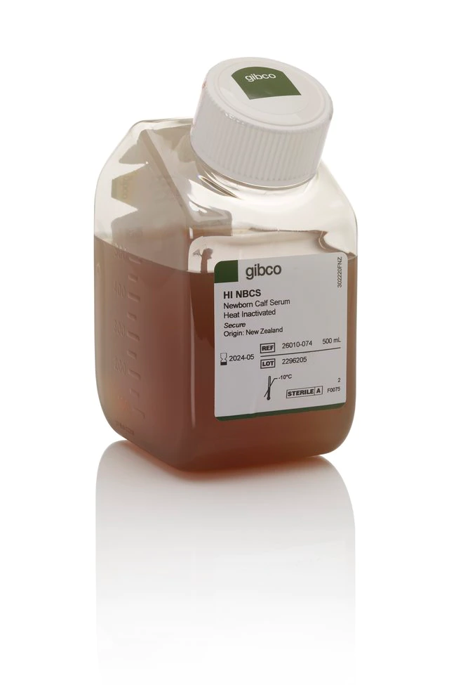 新生牛血清，热灭活，新西兰来源，500ml