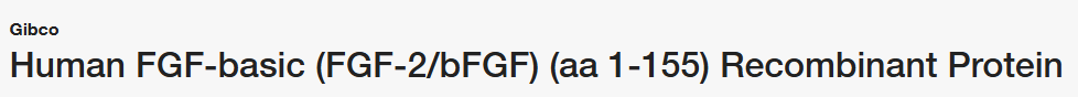 Human FGF-basic (FGF-2/bFGF) (aa 1-155) Recombinant Protein