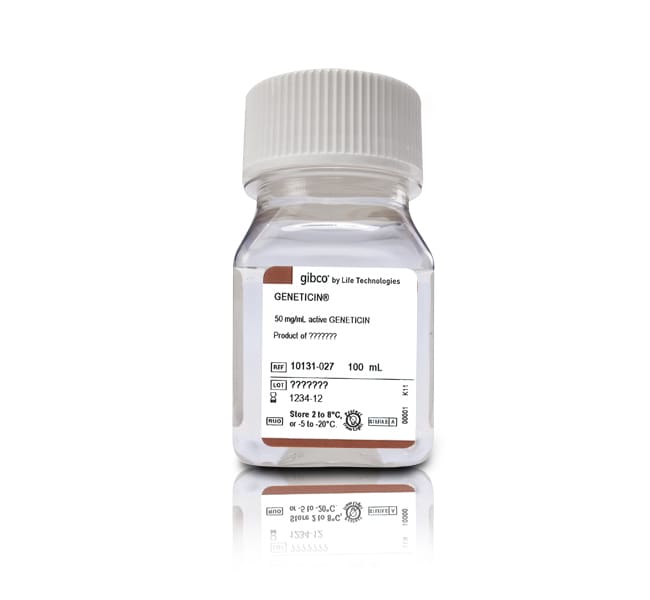 Geneticin 选择性抗生素（G418 硫酸盐）(50 mg/mL)，100 mL