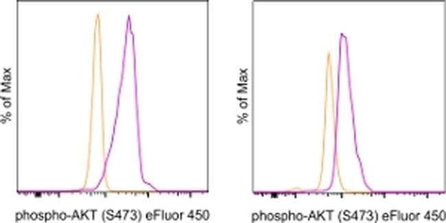 Phospho-AKT1 (Ser473) Monoclonal Antibody (SDRNR), eFluor 450, eBioscience