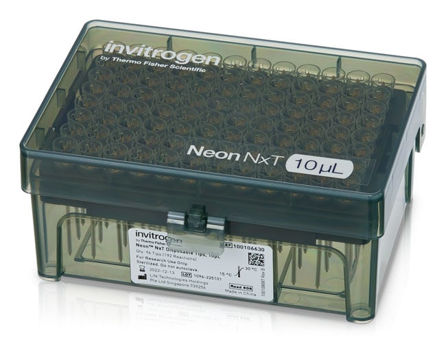 Neon NxT Electroporation System 10-&mu;L Kit with 1-Channel Tubes
