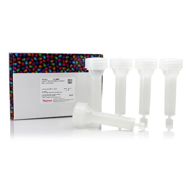 Zeba Spin Desalting Columns, 40K MWCO, 10 mL, 5 Columns