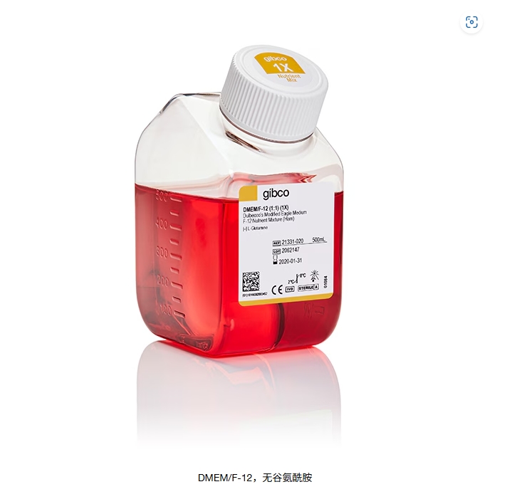 DMEM/F-12，无谷氨酰胺