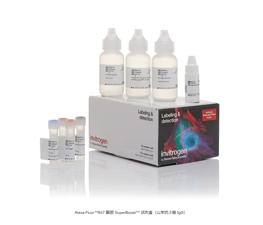 Alexa Fluor™647 酪胺 SuperBoost™ 试剂盒（山羊抗小鼠 IgG）