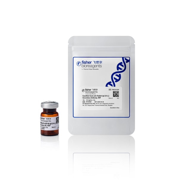 EazeBind 山羊抗兔 IgG (H+L) HRP 二抗, 0.8 mg/mL, 2 mL