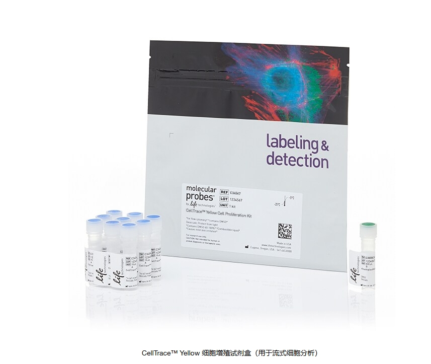 CellTrace™ Yellow 细胞增殖试剂盒（用于流式细胞分析）